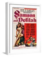 Samson and Delilah-null-Framed Art Print