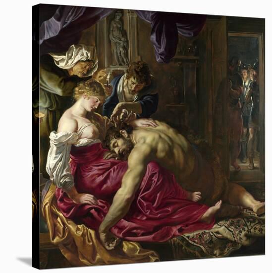 Samson and Delilah-Peter Paul Rubens-Stretched Canvas