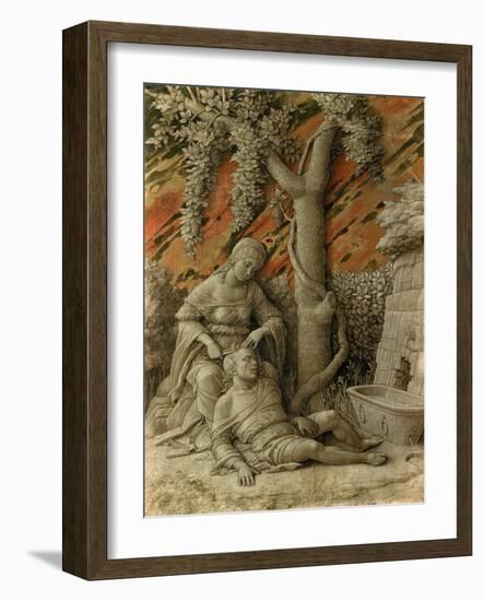 Samson and Delilah-Andrea Mantegna-Framed Giclee Print