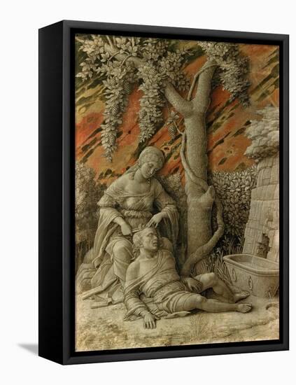 Samson and Delilah-Andrea Mantegna-Framed Stretched Canvas