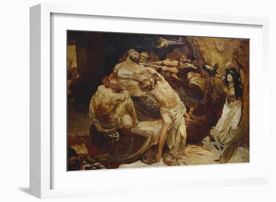 Samson and Delilah-Solomon Joseph Solomon-Framed Giclee Print