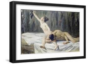 Samson and Delilah-Max Liebermann-Framed Giclee Print