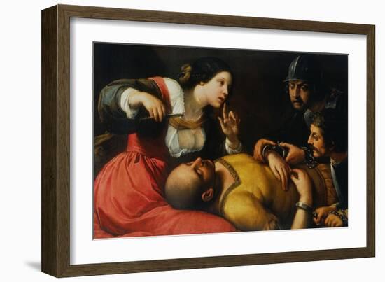 Samson and Delilah-Caravaggio-Framed Giclee Print