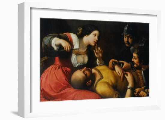 Samson and Delilah-Caravaggio-Framed Giclee Print