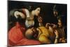 Samson and Delilah-Caravaggio-Mounted Giclee Print