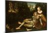 Samson and Delilah-Lucas Cranach the Younger-Mounted Giclee Print