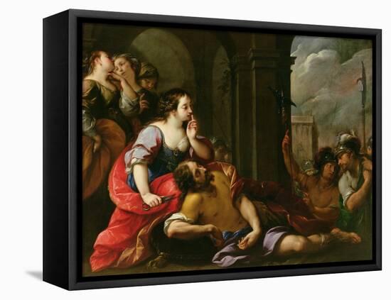 Samson and Delilah-Giuseppe Nuvolone-Framed Stretched Canvas