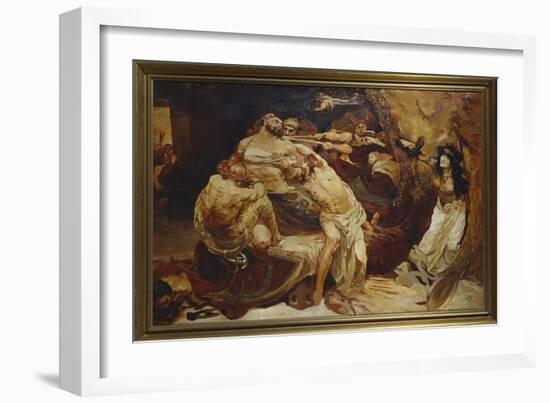 Samson and Delilah-Solomon Joseph Solomon-Framed Giclee Print