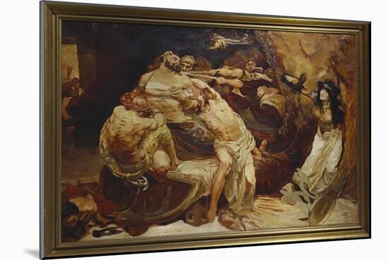 Samson and Delilah-Solomon Joseph Solomon-Mounted Giclee Print