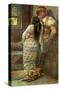 Samson and his wife by J James Tissot - Bible-James Jacques Joseph Tissot-Stretched Canvas