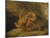 Samson and the Lion, c.1640-Peter Paul Rubens-Stretched Canvas