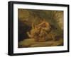 Samson and the Lion, c.1640-Peter Paul Rubens-Framed Giclee Print