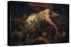 Samson and the Lion-Luca Giordano-Stretched Canvas