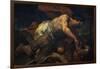 Samson and the Lion-Luca Giordano-Framed Giclee Print