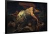 Samson and the Lion-Luca Giordano-Framed Giclee Print