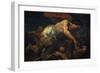 Samson and the Lion-Luca Giordano-Framed Giclee Print