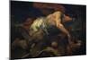 Samson and the Lion-Luca Giordano-Mounted Giclee Print