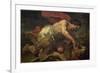 Samson and the Lion-Luca Giordano-Framed Premium Giclee Print