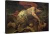 Samson and the Lion-Luca Giordano-Stretched Canvas