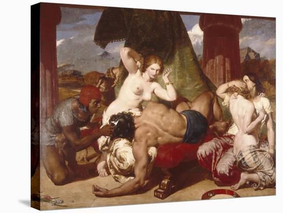 Samson Betrayed, 1850-Frederick Richard Pickersgill-Stretched Canvas