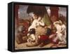 Samson Betrayed, 1850-Frederick Richard Pickersgill-Framed Stretched Canvas