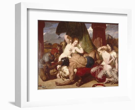 Samson Betrayed, 1850-Frederick Richard Pickersgill-Framed Giclee Print