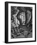 Samson Bringing Down the Temple of Dagon, 1866-Gustave Doré-Framed Premium Giclee Print