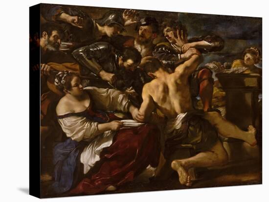 Samson Captured by the Philistines, 1619-Guercino-Stretched Canvas