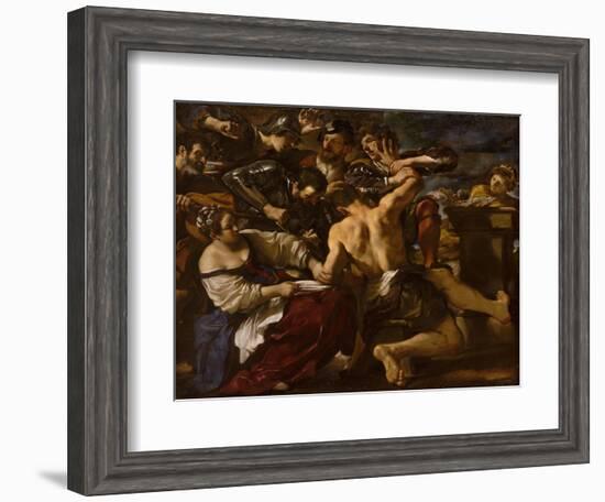 Samson Captured by the Philistines, 1619-Guercino-Framed Giclee Print