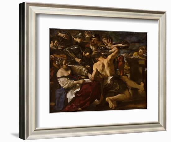 Samson Captured by the Philistines, 1619-Guercino-Framed Giclee Print