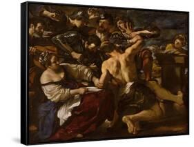 Samson Captured by the Philistines, 1619-Guercino-Framed Stretched Canvas