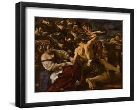 Samson Captured by the Philistines, 1619-Guercino-Framed Giclee Print