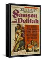 Samson & Delilah, 1949-null-Framed Stretched Canvas