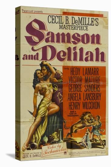 Samson & Delilah, 1949-null-Stretched Canvas