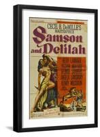 Samson & Delilah, 1949-null-Framed Art Print