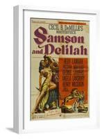 Samson & Delilah, 1949-null-Framed Art Print