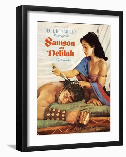Samson & Delilah, 1949-null-Framed Art Print