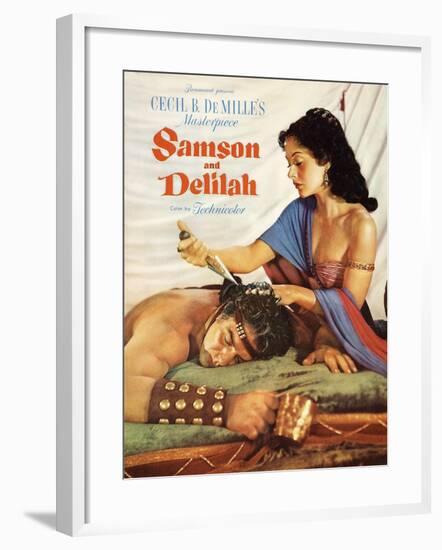 Samson & Delilah, 1949-null-Framed Art Print