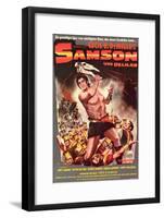 Samson & Delilah, German Movie Poster, 1949-null-Framed Art Print