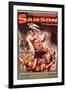 Samson & Delilah, German Movie Poster, 1949-null-Framed Art Print