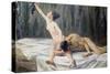 Samson Et Dalila  (Samson and Delilah) Peinture De Max Liebermann (1847-1935) 1902 Dim 151,2X212 C-Max Liebermann-Stretched Canvas