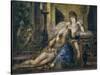 Samson et Dalila-Gustave Moreau-Stretched Canvas