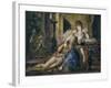 Samson et Dalila-Gustave Moreau-Framed Giclee Print