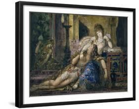 Samson et Dalila-Gustave Moreau-Framed Giclee Print