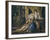 Samson et Dalila-Gustave Moreau-Framed Giclee Print