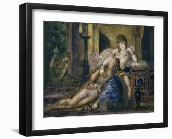 Samson et Dalila-Gustave Moreau-Framed Giclee Print
