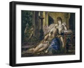 Samson et Dalila-Gustave Moreau-Framed Giclee Print