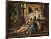 Samson et Dalila-Gustave Moreau-Framed Giclee Print