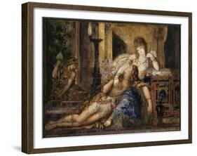 Samson et Dalila-Gustave Moreau-Framed Giclee Print