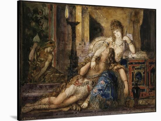 Samson et Dalila-Gustave Moreau-Stretched Canvas